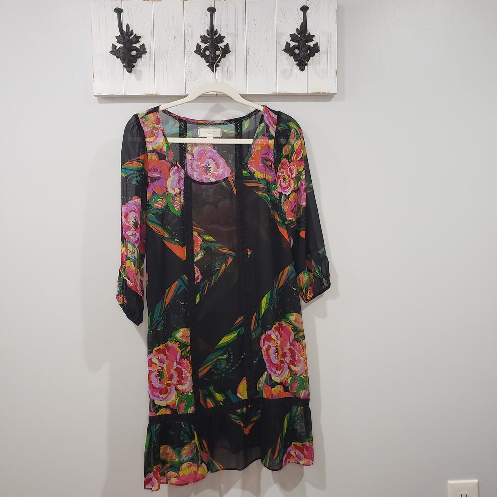 Anthropologie Moulinette Soeurs Floral Tunic Dress M